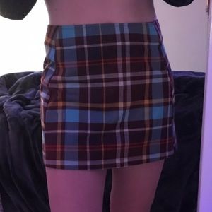 Urban outfitters plaid skirt